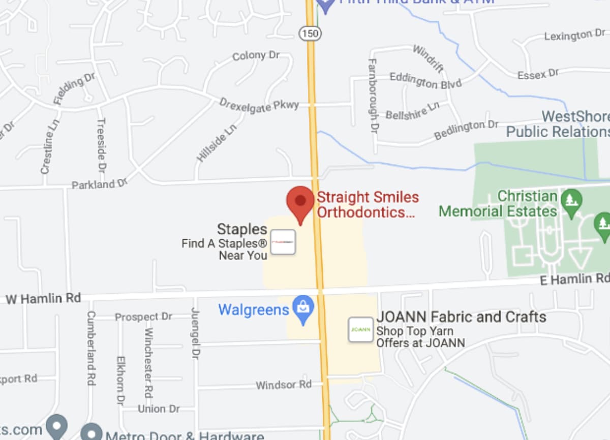 shelby location map