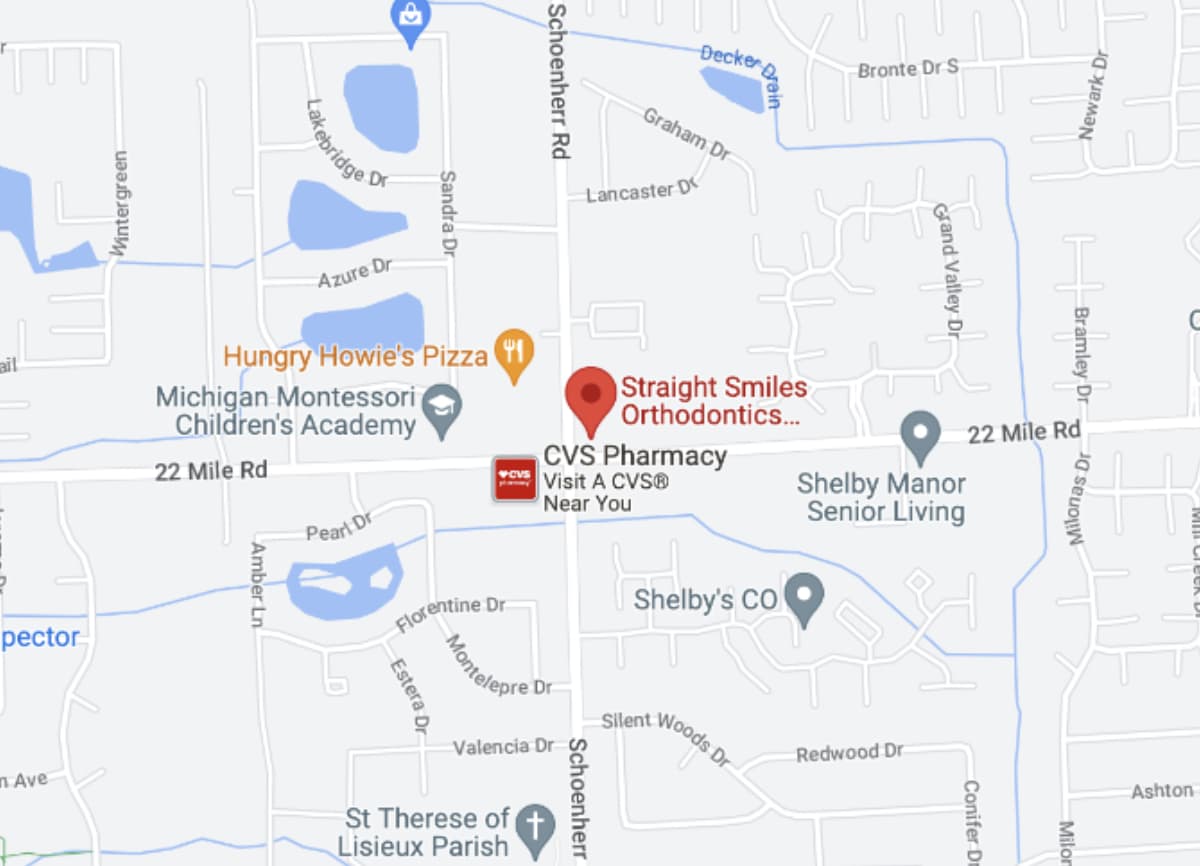 shelby location map